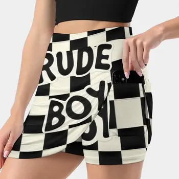 Оригинален Rude Boy | Dirty Mind Противоречие Женска пола Естетически поли са Нова Мода-Къси Поли Бестселър История на музиката